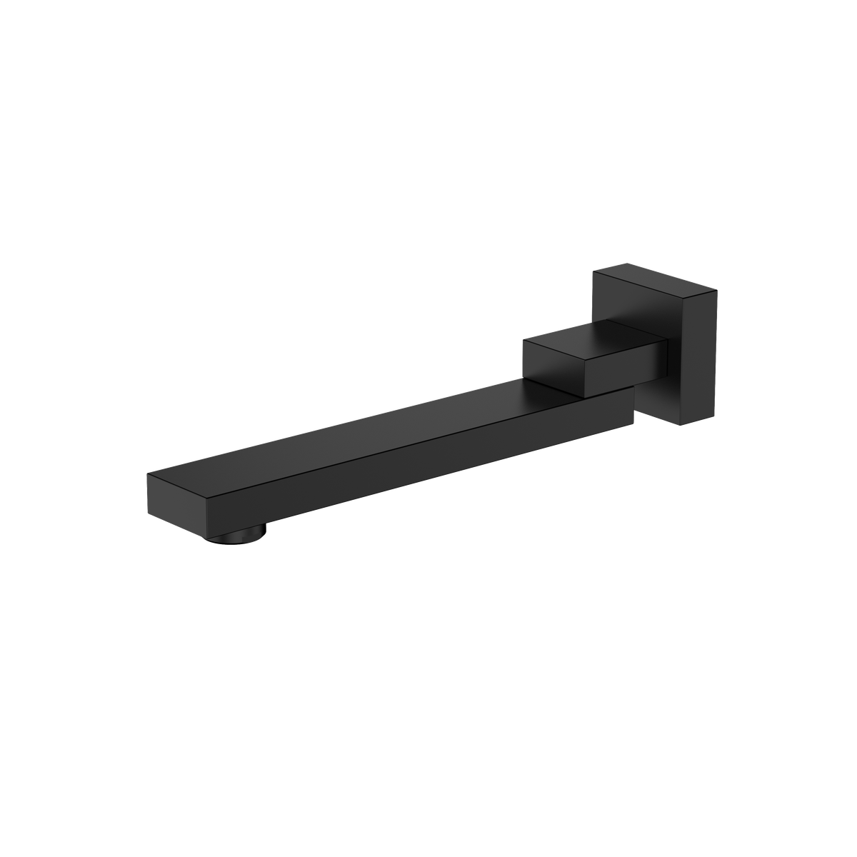 Wylewka wannowa do baterii podtynkowych – kolekcja CUBE AVAPAX, czarny mat, kod AYCU221311, wylewka do systemów podtynkowych