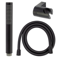 Zestaw prysznicowy  1-funkcyjny punktowy, kolor czarny