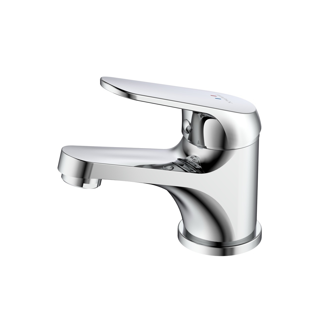 Bateria umywalkowa stojąca AVAPAX WELORA, chrom połysk, kod ABWE111111 – ujęcie produktowe