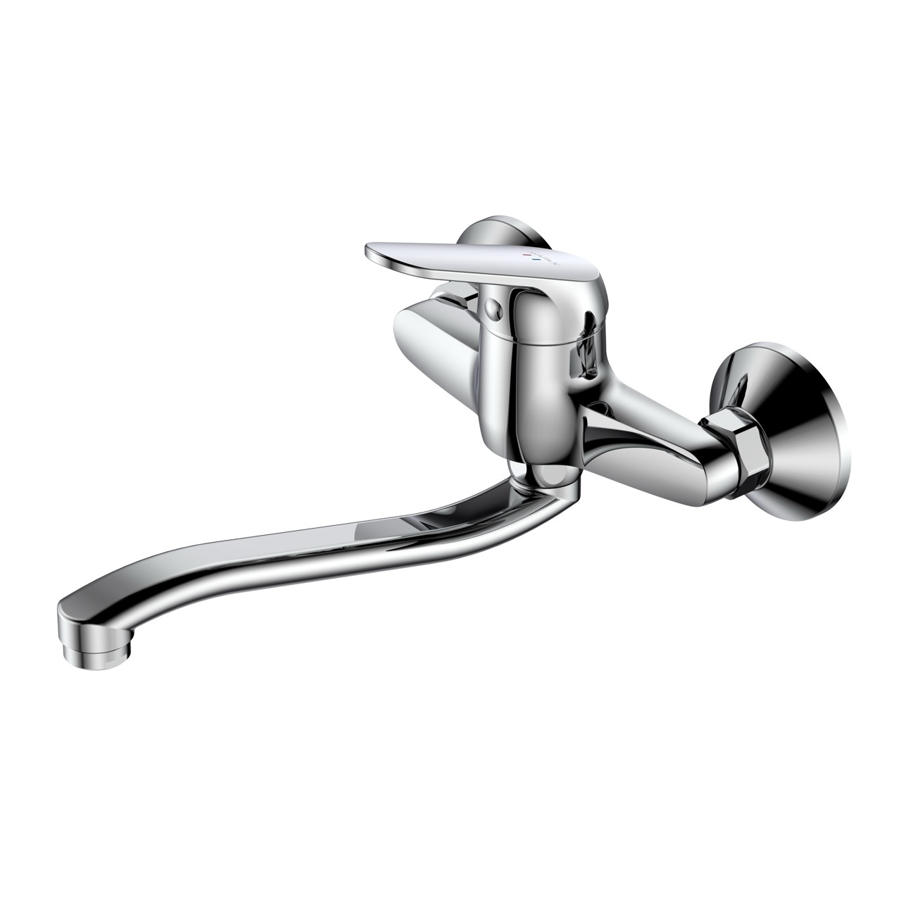 Bateria kuchenna ścienna AVAPAX – kolekcja WELORA – chrom, połysk – ABWE7311O1 – do strefy zlewozmywaka