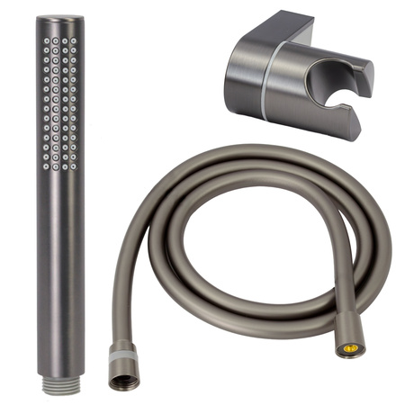 Zestaw prysznicowy  1-funkcyjny punktowy, kolor gun metal