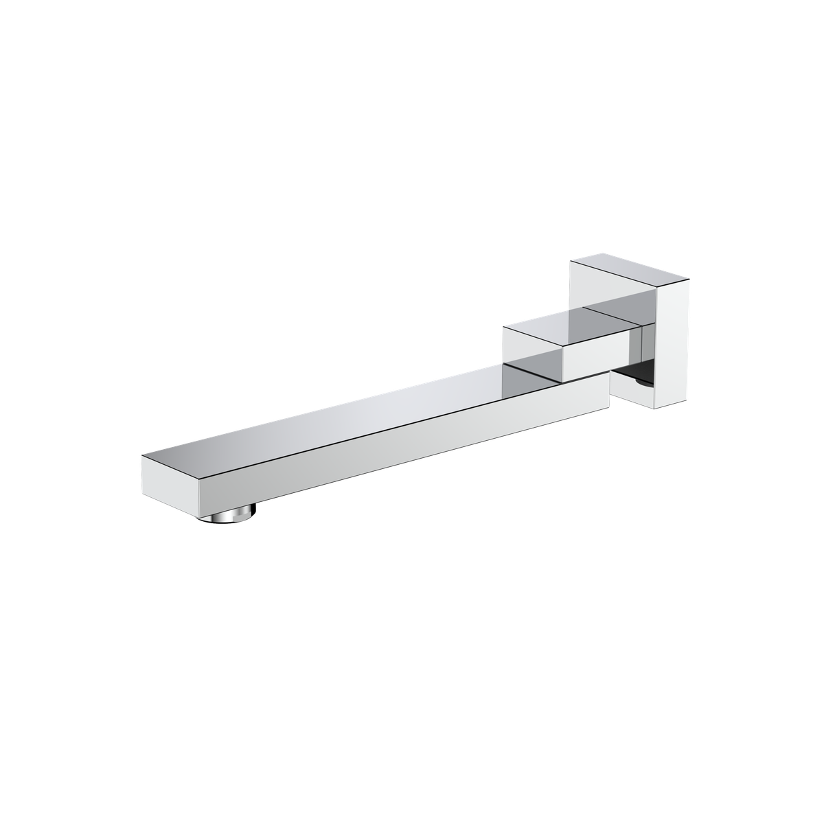 Wylewka wannowa do baterii podtynkowych AVAPAX – seria CUBE – chrom, wysoki połysk – kod AYCU221111 – widok produktu