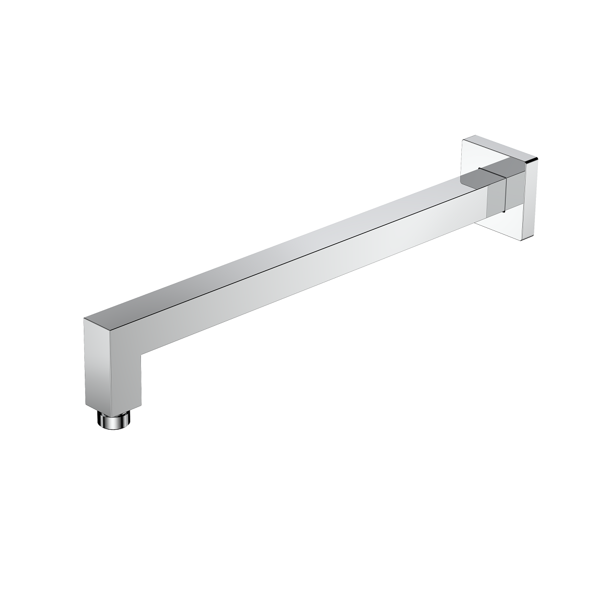 Ramię natrysku stal nierdzewna 37,7 cm – CUBE – chrom – ARCU131111 – ramię ścienne do deszczownicy