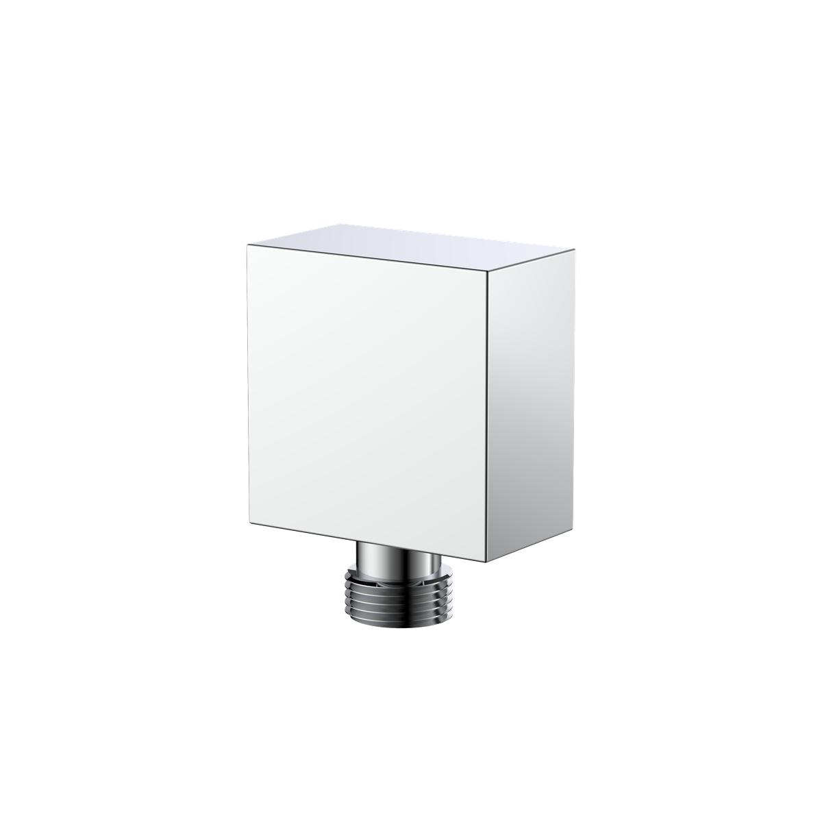 Przyłącze kątowe proste – kolekcja CUBE – chrom połysk – kod APCU111111 – przyłącze 1/2 podtynkowe do węża prysznicowego