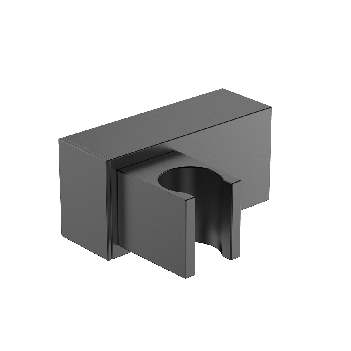 Uchwyt punktowy AVAPAX CUBE w kolorze gun metal mat, kod AUCU121411 – uchwyt do słuchawki prysznicowej