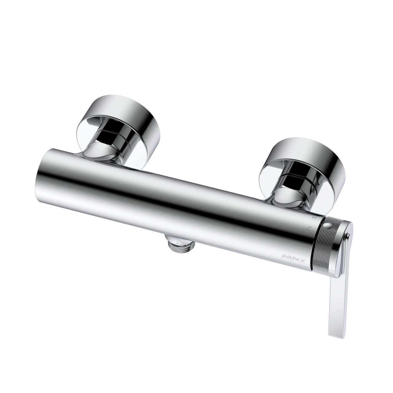 Bateria prysznicowa AVAPAX AUREVO chrom w połysku ABAU301111 – montaż ścienny, strefa prysznica