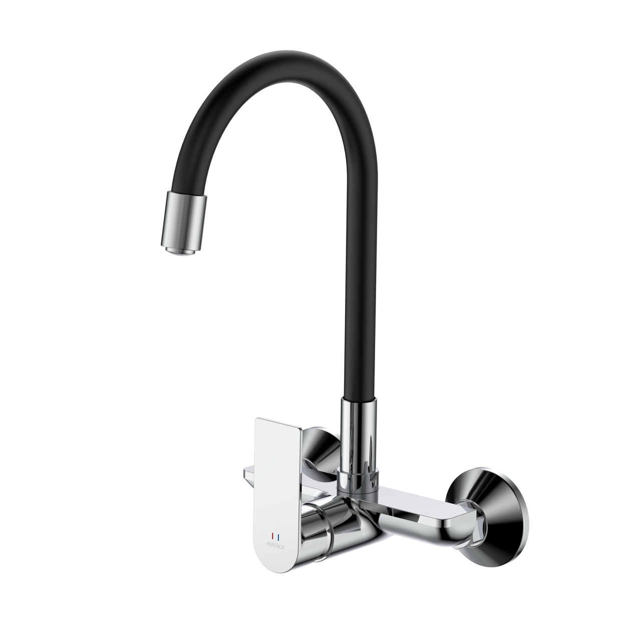 Bateria kuchenna ścienna z elastyczną wylewką – kolekcja ONCLO AVAPAX, chrom – połysk, kod ABON7311F1, widok produktu