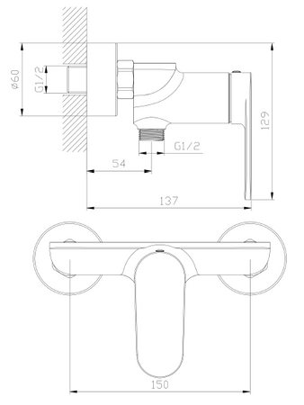 Bateria prysznicowa