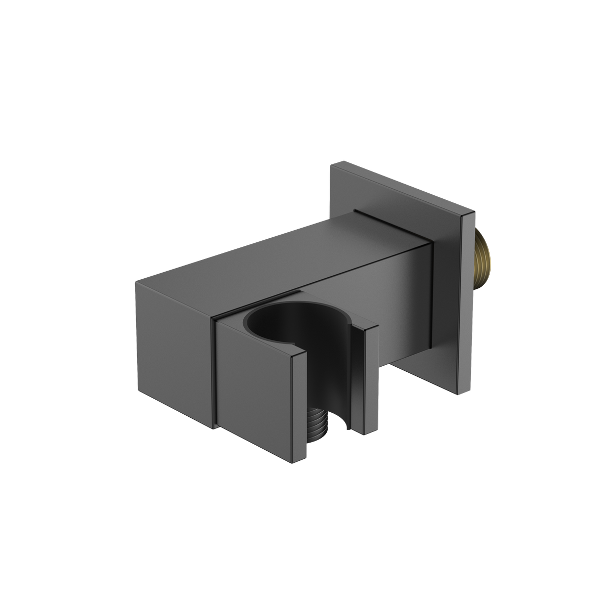 Przyłącze kątowe z uchwytem na słuchawkę boczne – CUBE – Gun Metal mat – kod APCU131411 – produkt