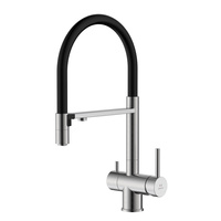 Bateria kuchenna stojąca z elastyczną wylewką i podłączeniem do filtra wody