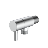 Zawór kątowy przyłączeniowy 1/2x3/8 mosiężny