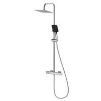 Deszczownica z baterią prysznicową termostatyczną dwufunkcyjną