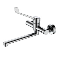 Bateria kuchenna ścienna z dźwignia Medico