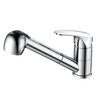 Bateria kuchenna stojąca z wyciąganą wylewką, dwa rodzaje strumienia