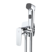 Bateria bidetowa podtynkowa z wężem i słuchawką typu bidetka