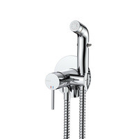 Bateria bidetowa podtynkowa z wężem i słuchawką typu bidetka