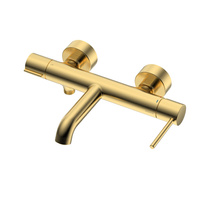 Bateria wannowa ścienna z przełącznikiem natrysku