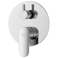 Bateria prysznicowo wannowa podtynkowa trzyfunkcyjna