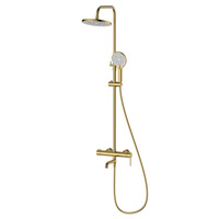 Deszczownica z baterią prysznicowo wannową trzyfunkcyjną