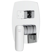 Bateria prysznicowo wannowa podtynkowa trzyfunkcyjna