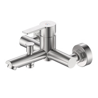 Bateria wannowa ścienna z przełącznikiem natrysku