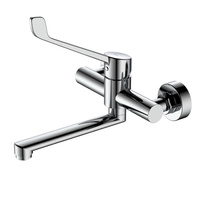 Bateria umywalkowa ścienna z dźwignią Medico