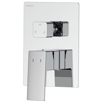 Bateria prysznicowo wannowa podtynkowa trzyfunkcyjna