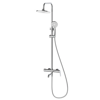 Deszczownica z baterią prysznicowo wannową trzyfunkcyjną