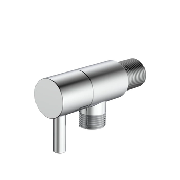 Zawór kątowy przyłączeniowy 1/2x3/8 mosiężny