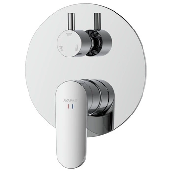 Bateria prysznicowo wannowa podtynkowa trzyfunkcyjna