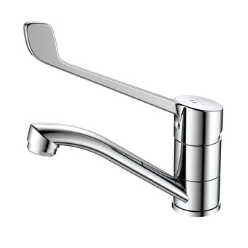 Bateria umywalkowa stojąca z ruchomą wylewką i dźwignią Medico