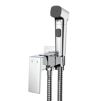 Bateria bidetowa podtynkowa z wężem i słuchawką typu bidetka