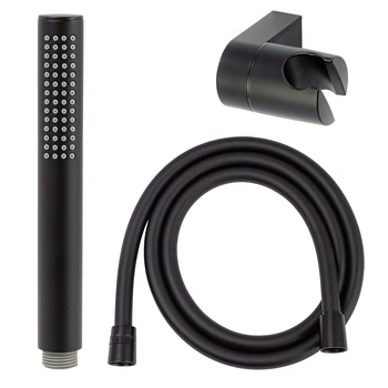 Zestaw prysznicowy  1-funkcyjny punktowy, kolor czarny