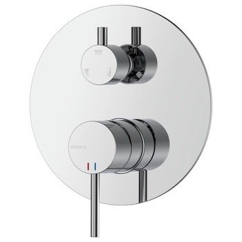 Bateria prysznicowo wannowa podtynkowa trzyfunkcyjna