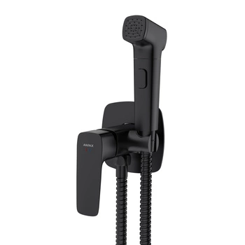 Bateria bidetowa podtynkowa z wężem i słuchawką typu bidetka