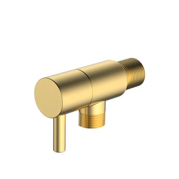 Zawór kątowy przyłączeniowy 1/2x3/8 mosiężny